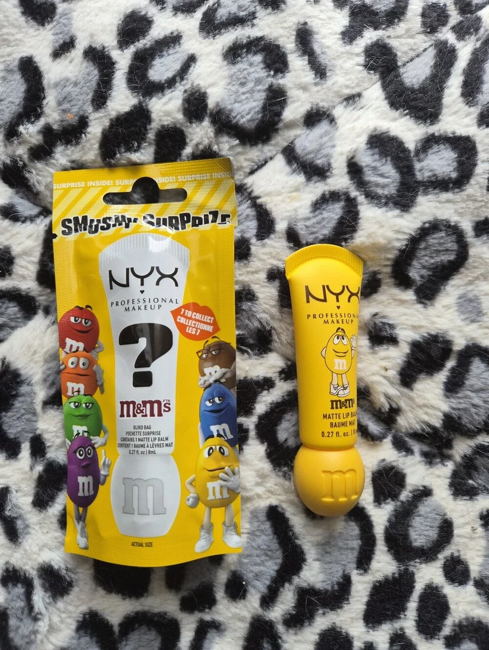 NYX Professional Makeup x M&M's Smushy Surprize Matte Lip Balm--Yellow